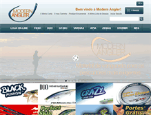 Tablet Screenshot of modern-angler.com